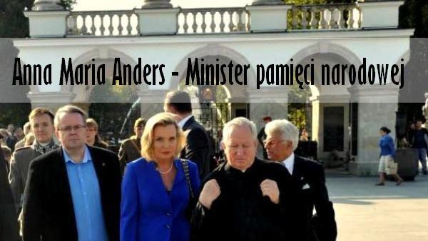 Minister Anders przywraca pamięci